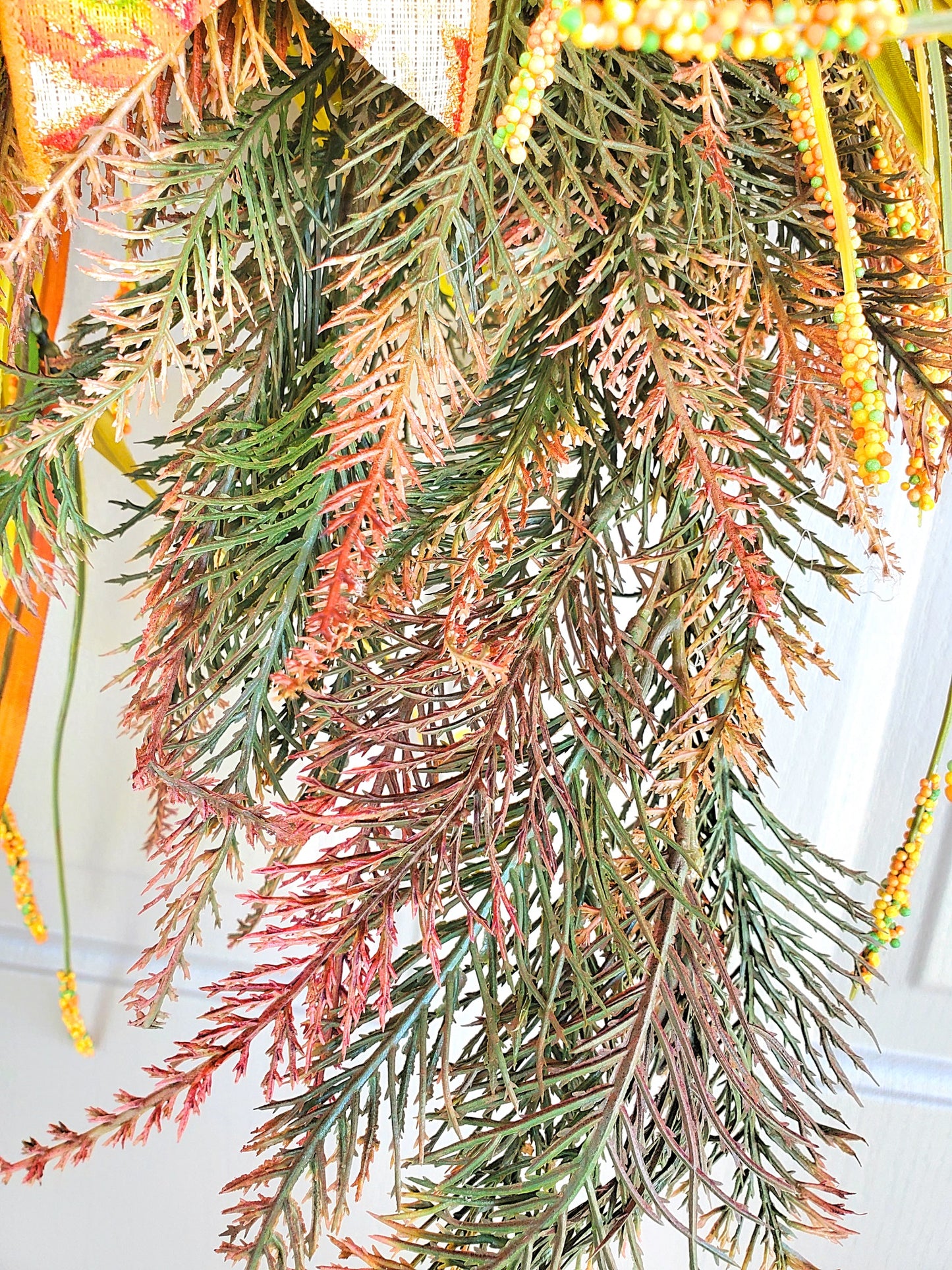 Personalized Fall Hydrangea Grapevine Wreath