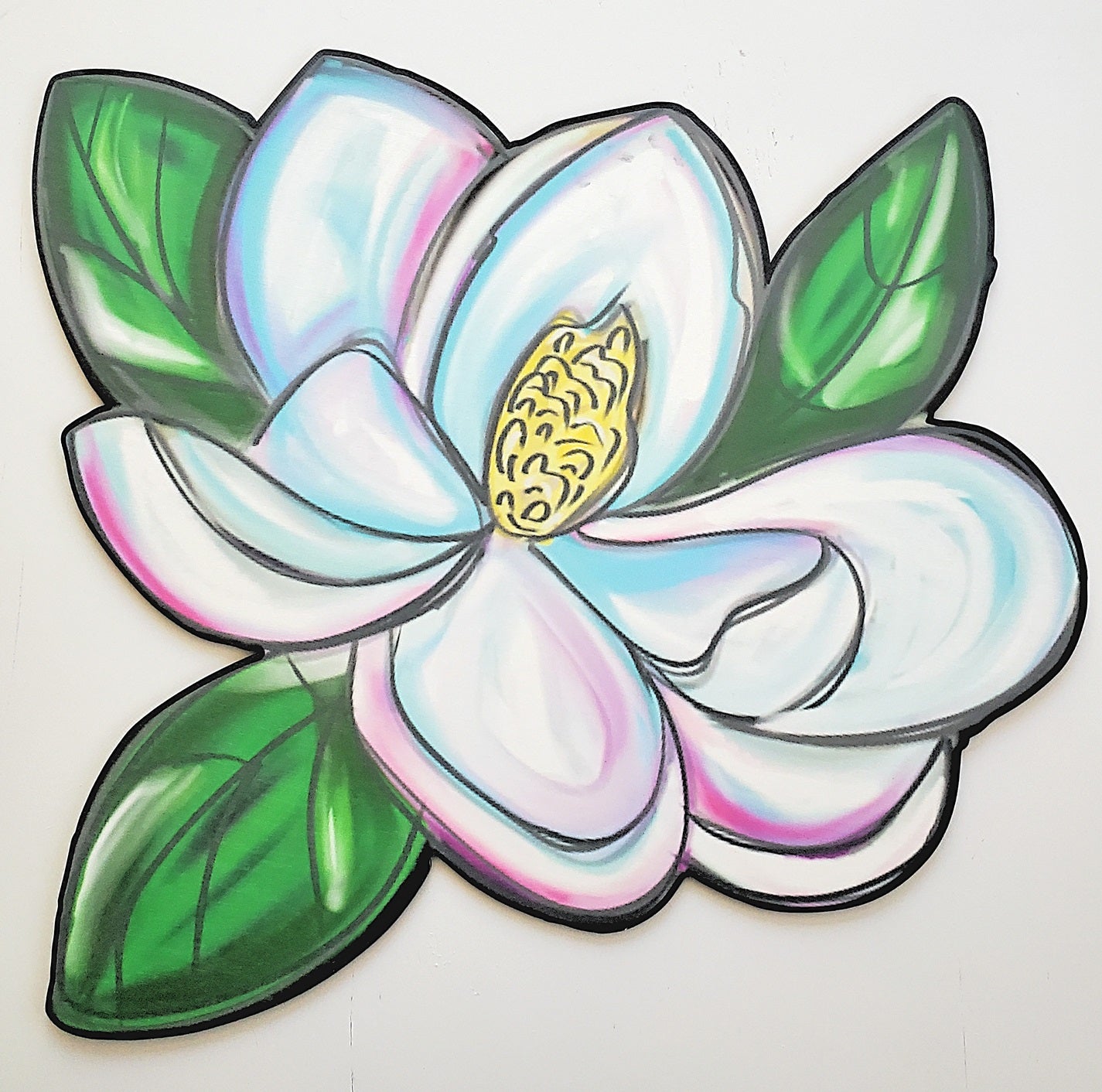 Large Magnolia Door Hanger
