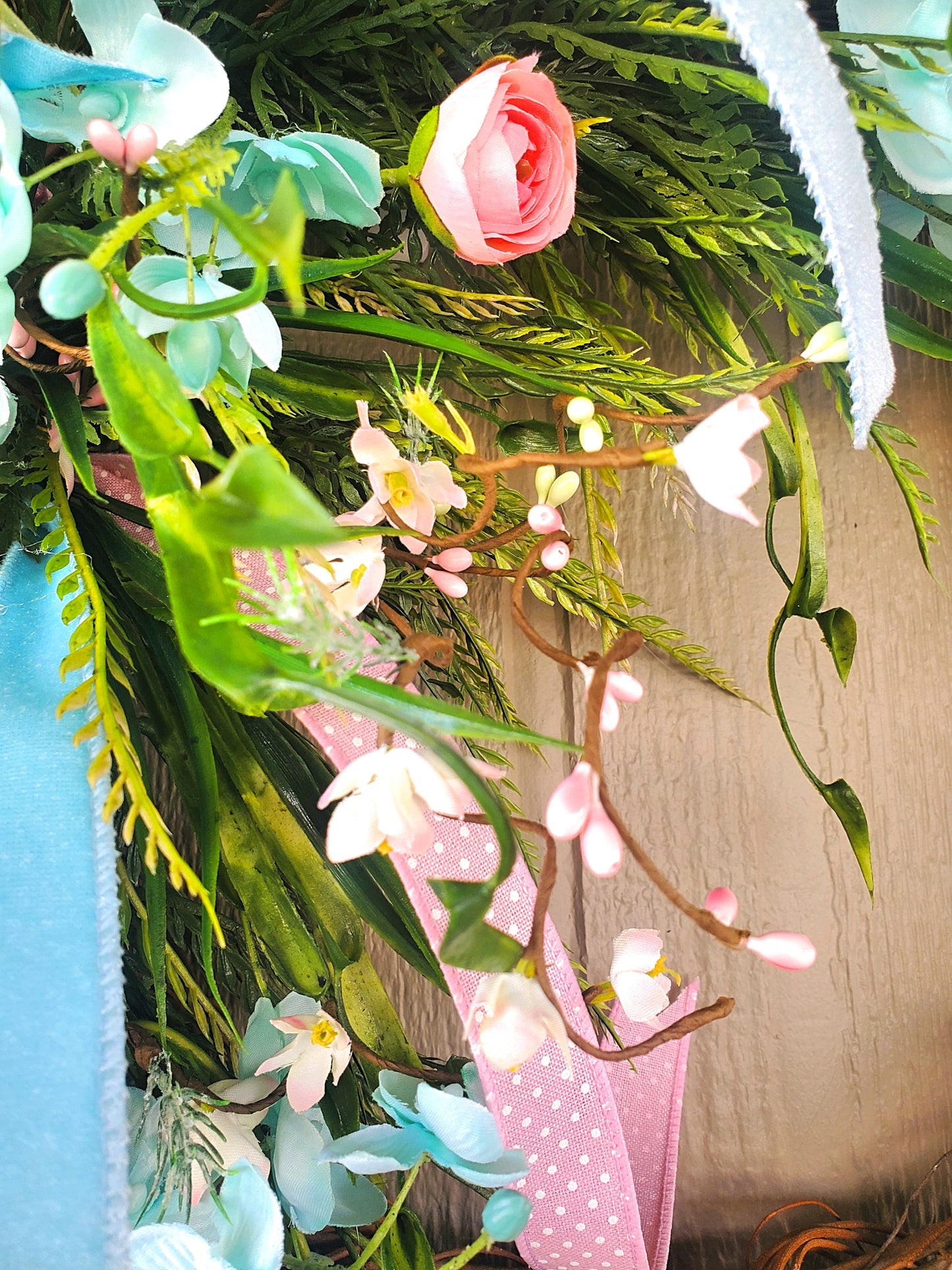 Pastel Spring Floral Wreath