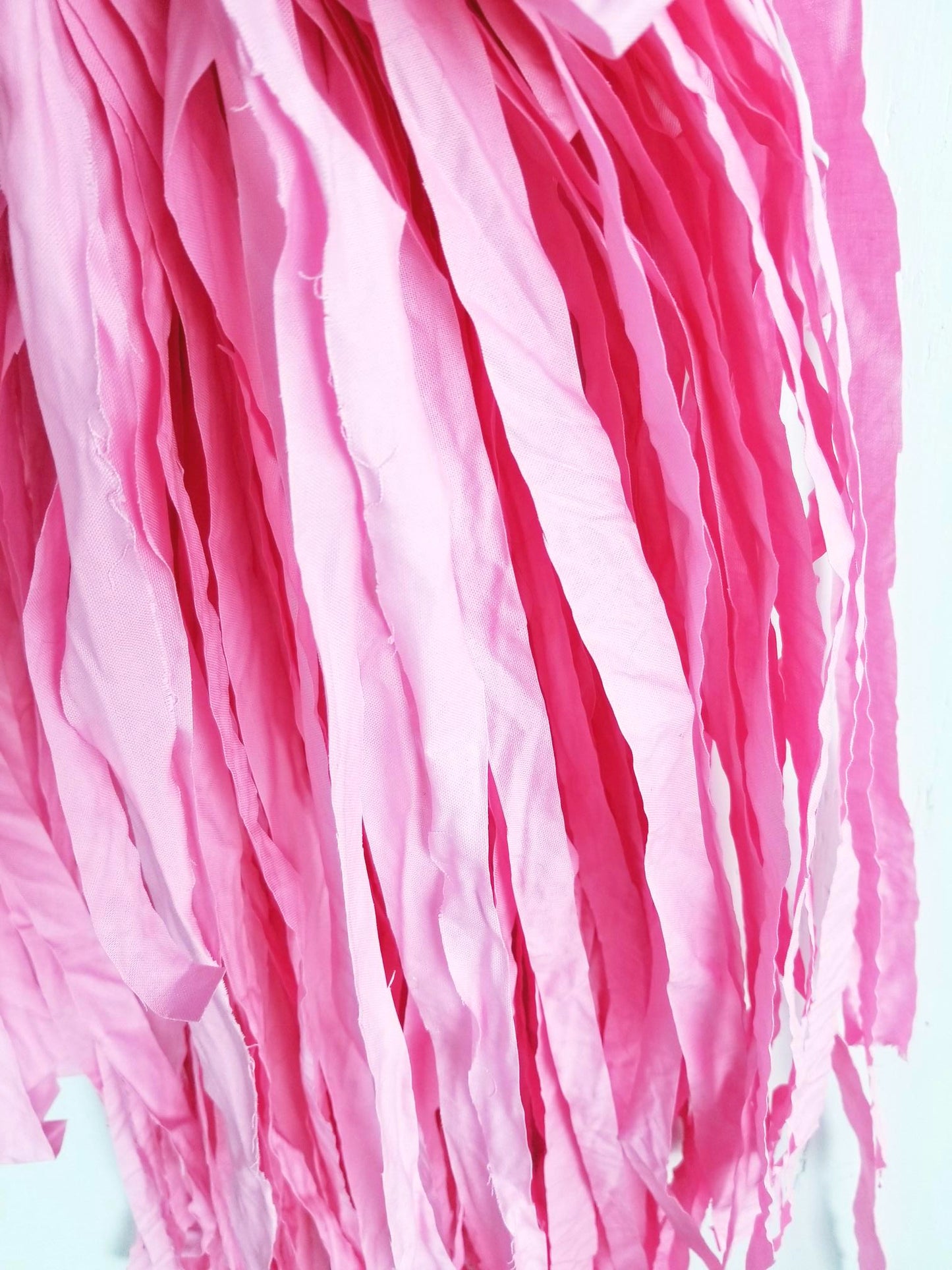 Pink Rag Bow
