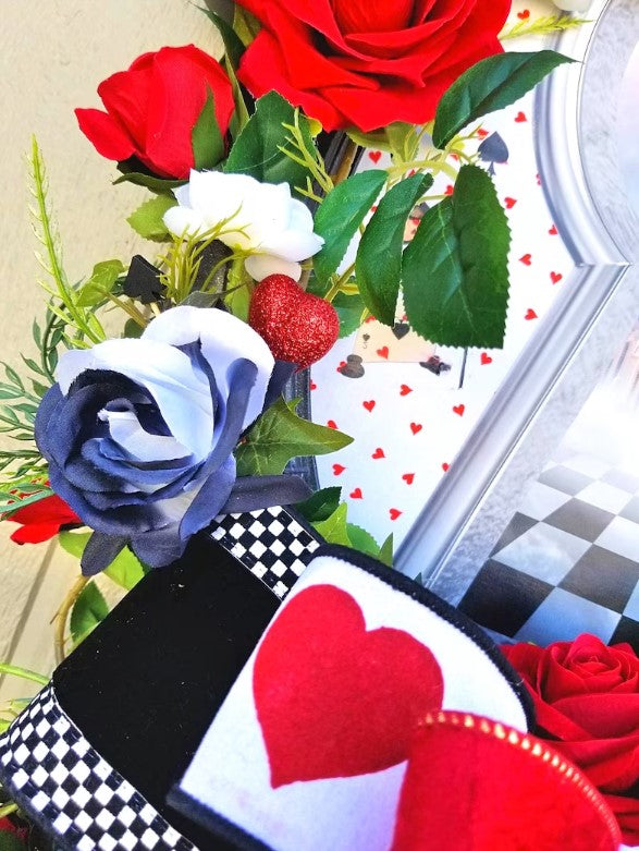 Wonderland Looking Glass Floral Wall Decor