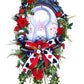 Wonderland Looking Glass Floral Wall Decor
