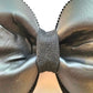 Pinched Bat Bow Wired Fabric Bow