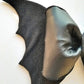 Pinched Bat Bow Wired Fabric Bow