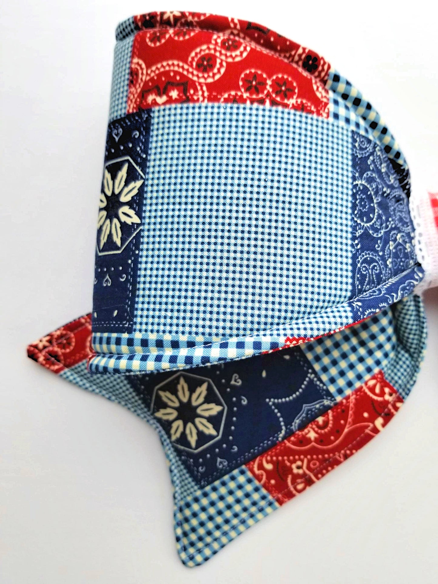 Country Bandana Wired Fabric Bow