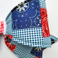 Country Bandana Wired Fabric Bow