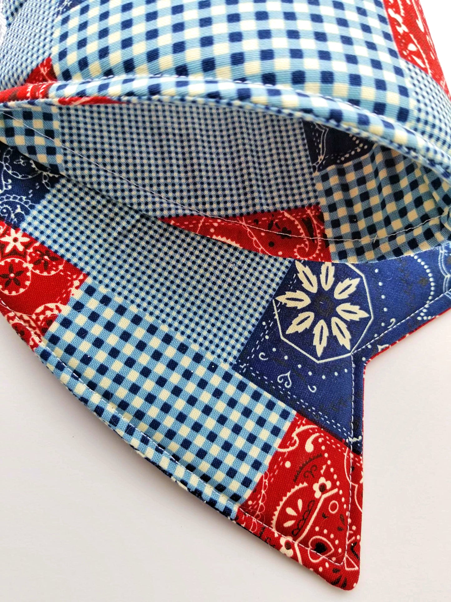 Country Bandana Wired Fabric Bow