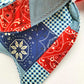 Country Bandana Wired Fabric Bow