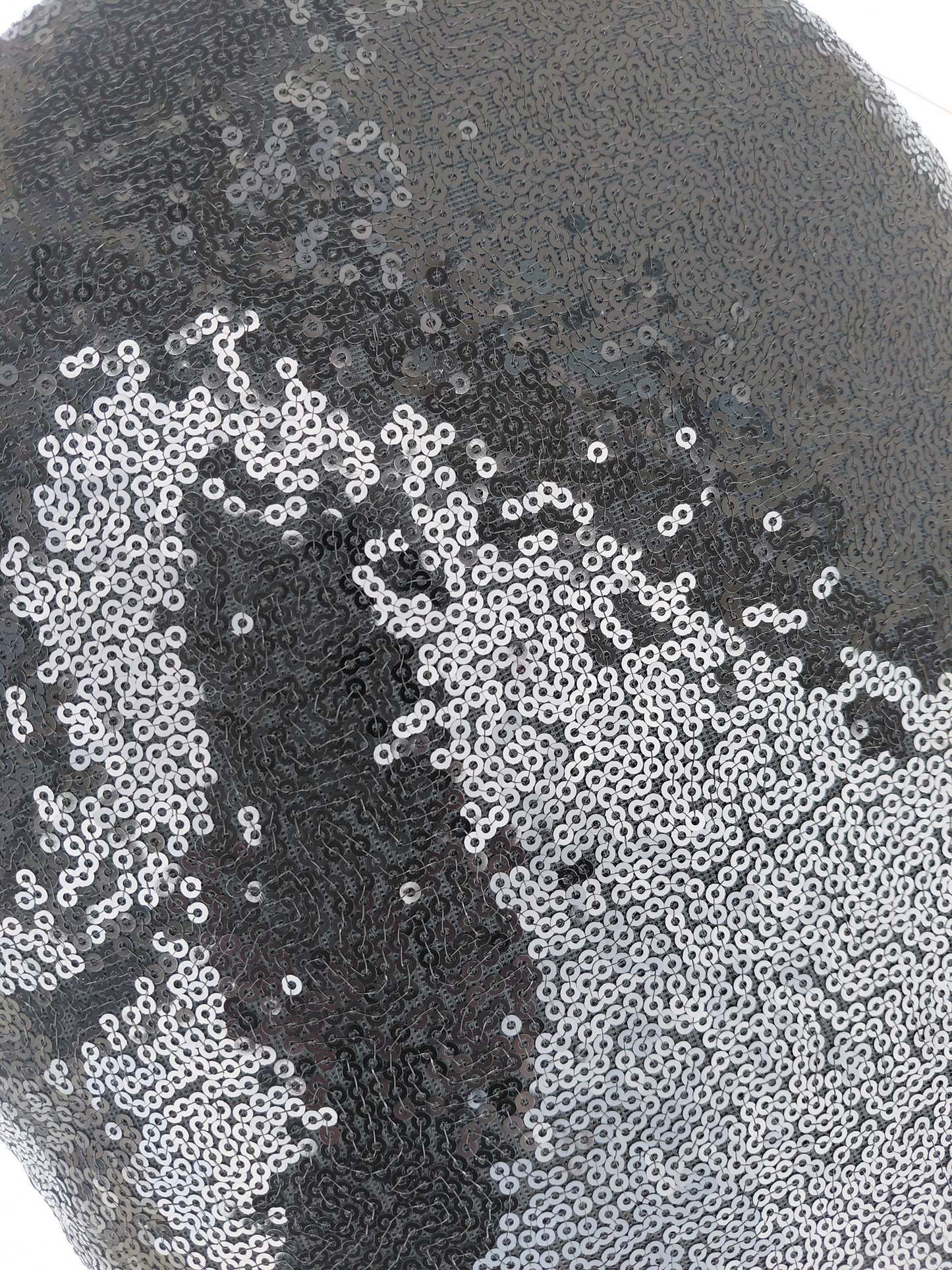 Black Sequin Heart Wreath Attachment