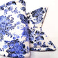 Blue White Chinoiserie Wired Fabric Bow