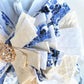 Blue White Chinoiserie Rag Bow