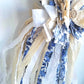 Blue White Chinoiserie Rag Bow