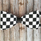 Checkered Wired Fabric Bow