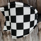 Checkered Wired Fabric Bow