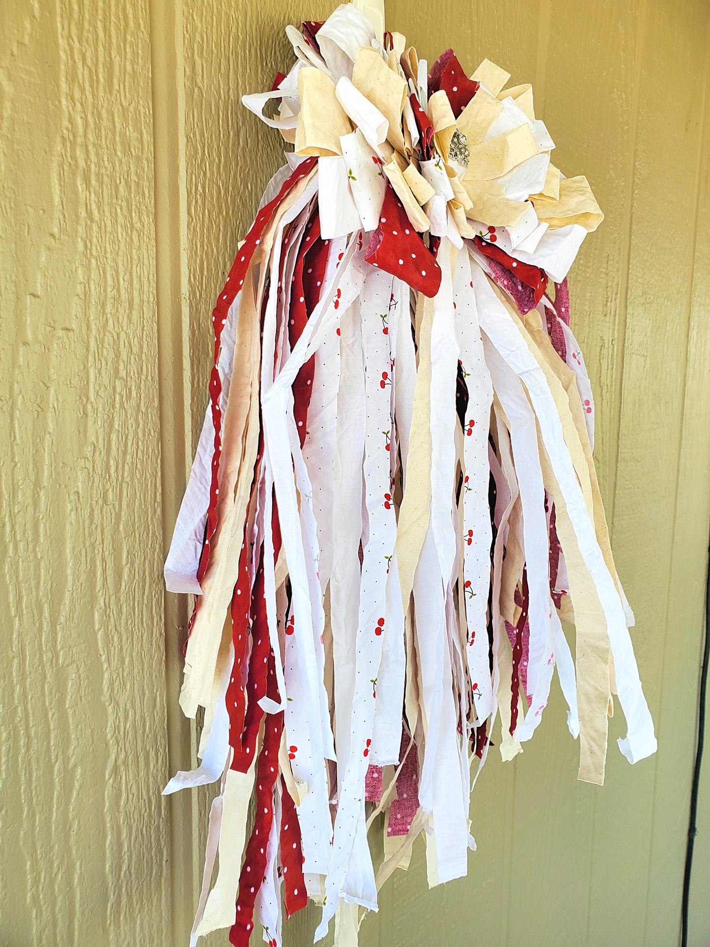 Cherry Rag Bow