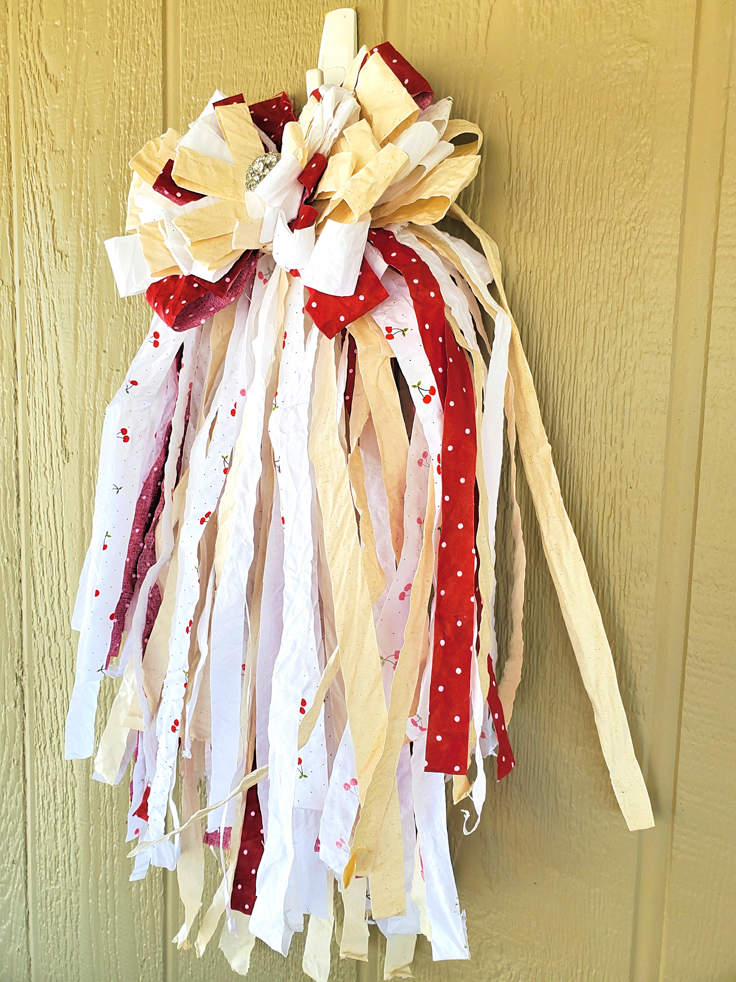 Cherry Rag Bow