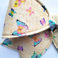 Pastel Butterfly Wired Fabric Bow