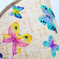 Pastel Butterfly Wired Fabric Bow