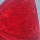 Red Velvet Wired Fabric Bow