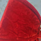 Red Velvet Wired Fabric Bow