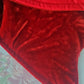 Red Velvet Wired Fabric Bow