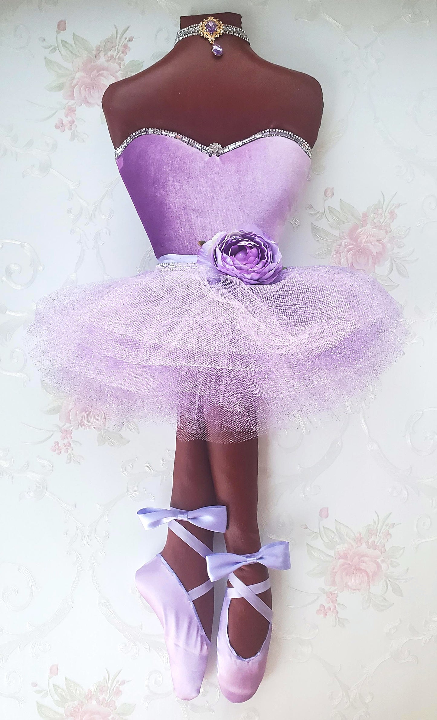 Lavender Ballerina Wreath Attachment