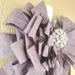 Gray Rag Bow