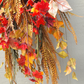 Fall Grapevine Wall Basket with Sunflowers, Fall Foliage, Fall Wall Decor, fall decor home decor Rustic Fall Wall Hanger, Fall Decor