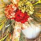 Personalized Fall Hydrangea Grapevine Wreath