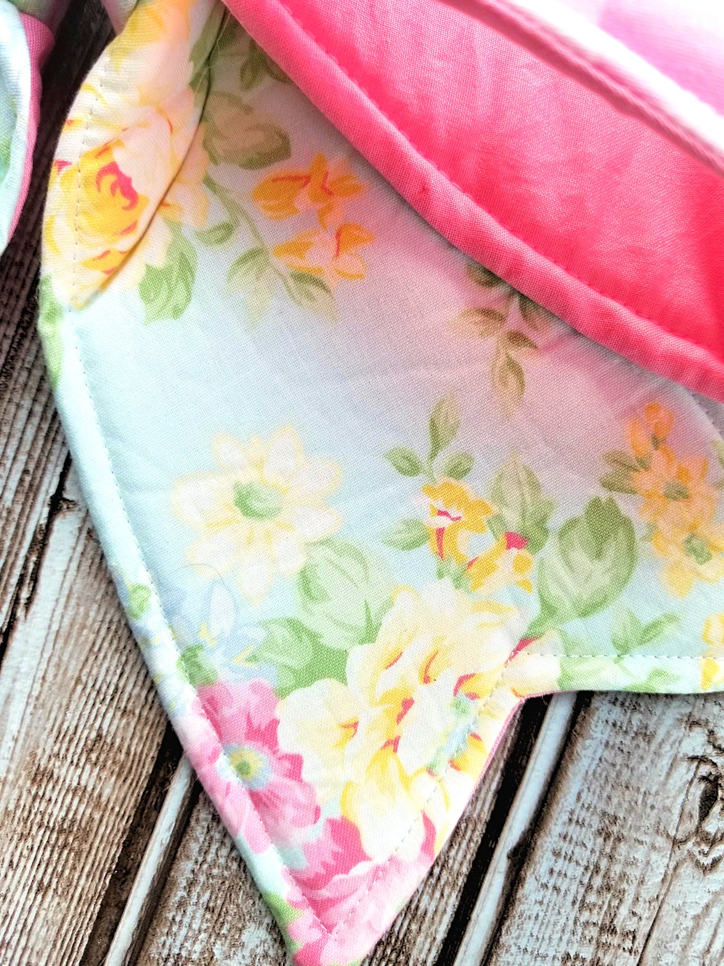 Checkered Spring Wired Fabric Bow
