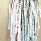 Pink Check Rag Bow
