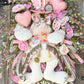Victorian Rose Easter Bunny Wreath Attachment