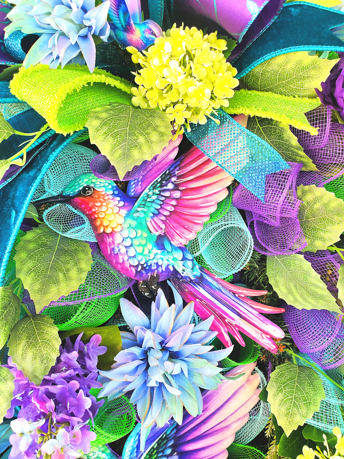 Hummingbird Wreath