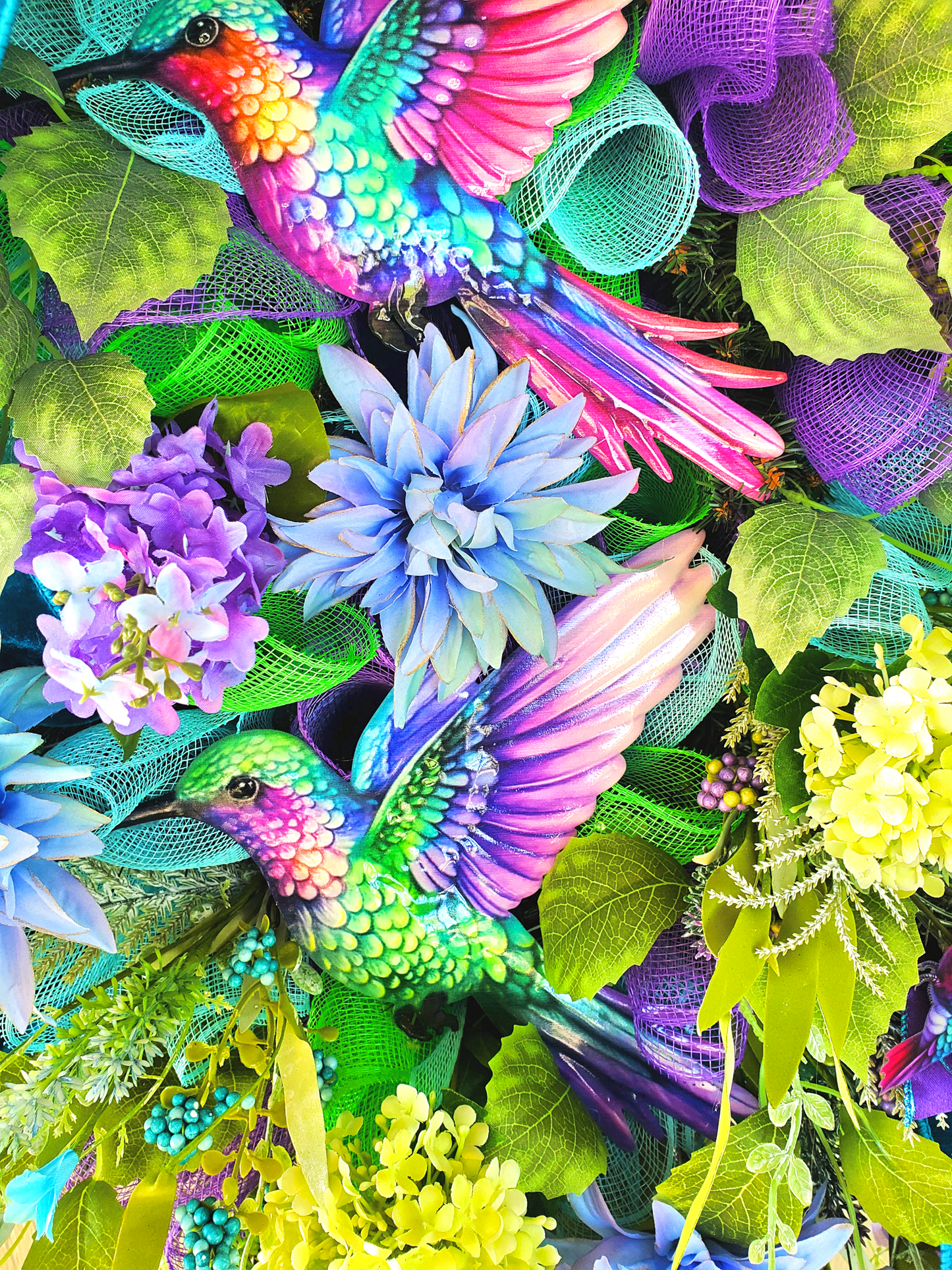 Hummingbird Wreath