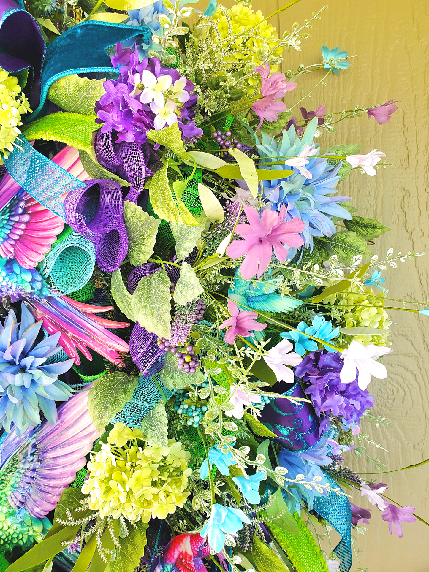 Hummingbird Wreath