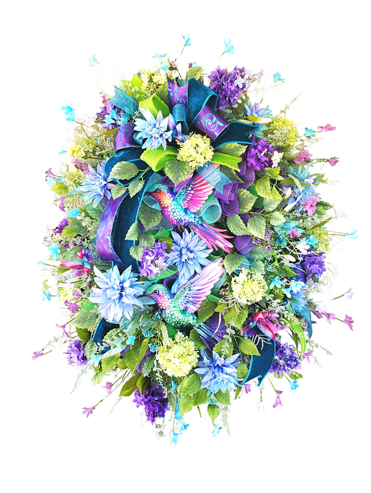 Hummingbird Wreath