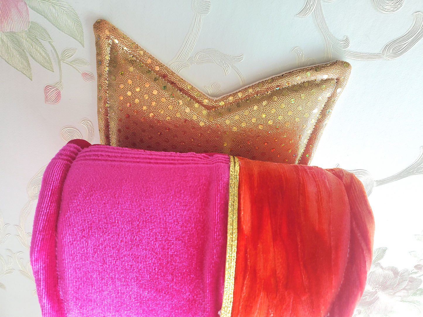 Jewel Tone Velvet Wired Fabric Bow