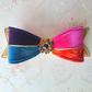 Jewel Tone Velvet Wired Fabric Bow