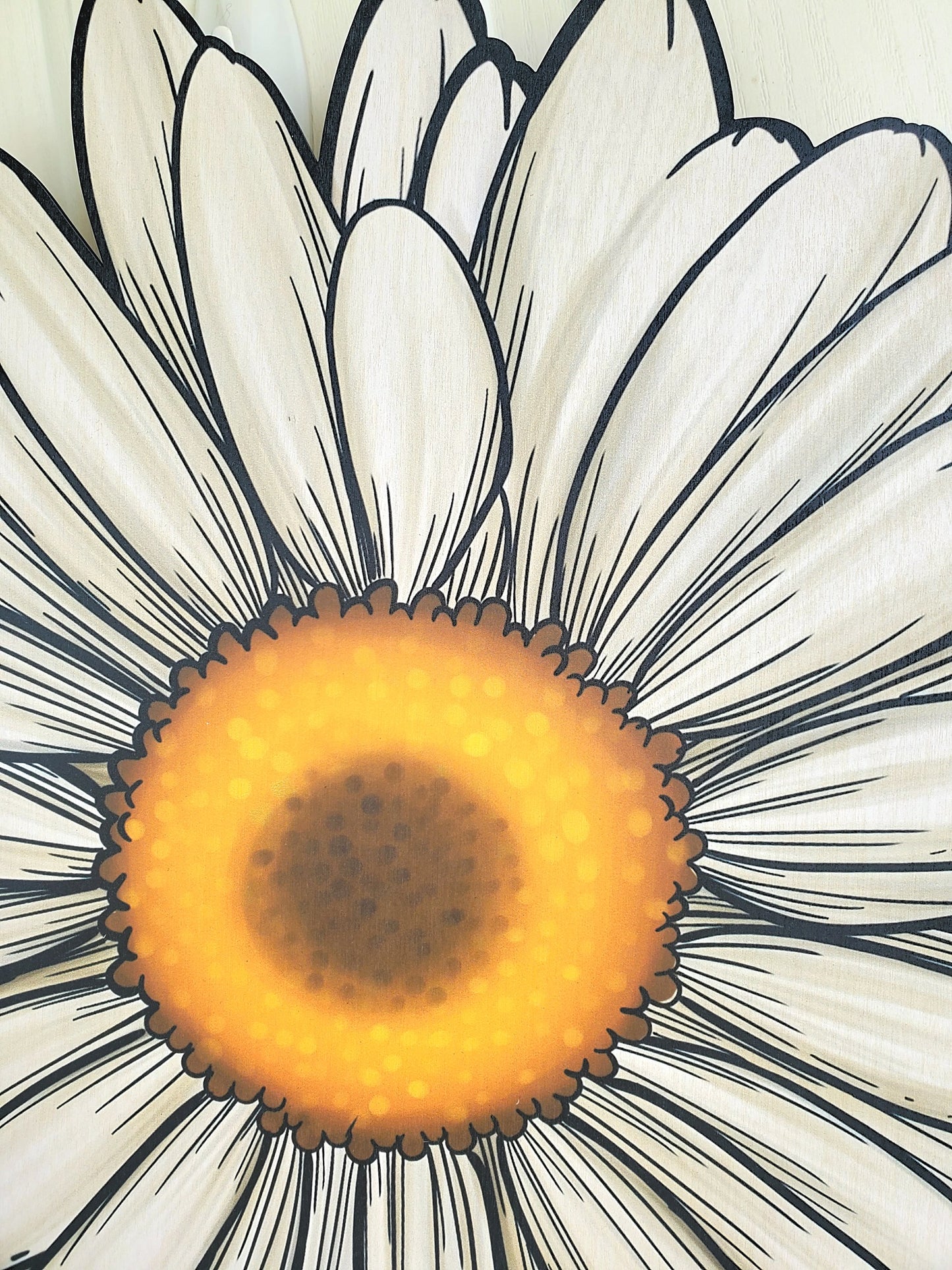 Large Daisy Door Hanger