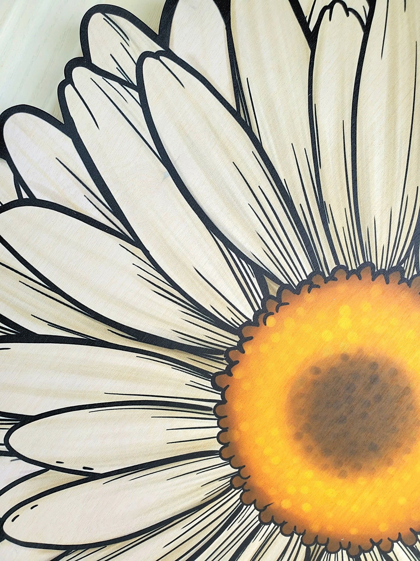Large Daisy Door Hanger