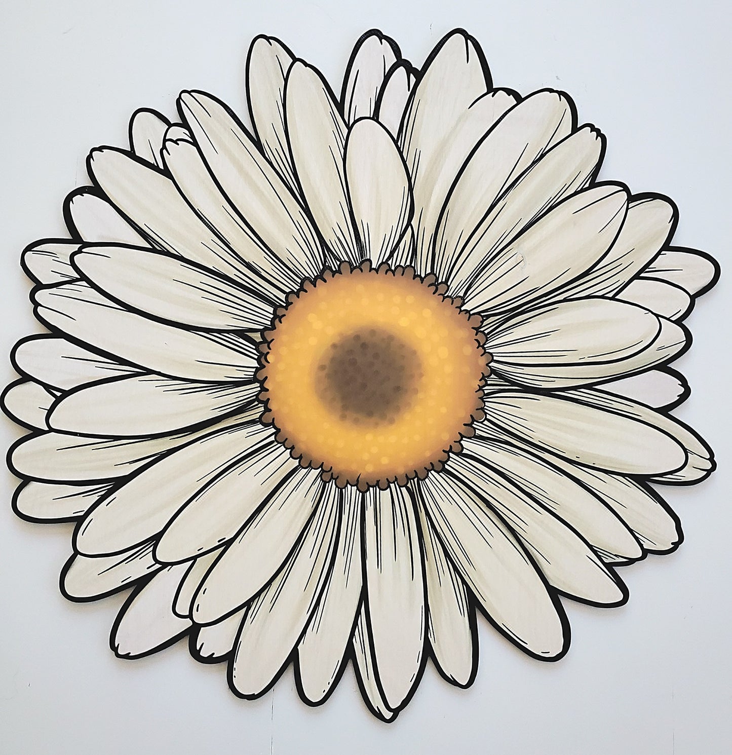 Large Daisy Door Hanger