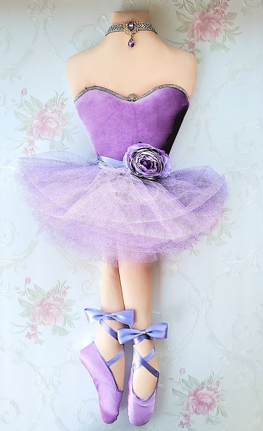 Lavender Ballerina Wreath Attachment