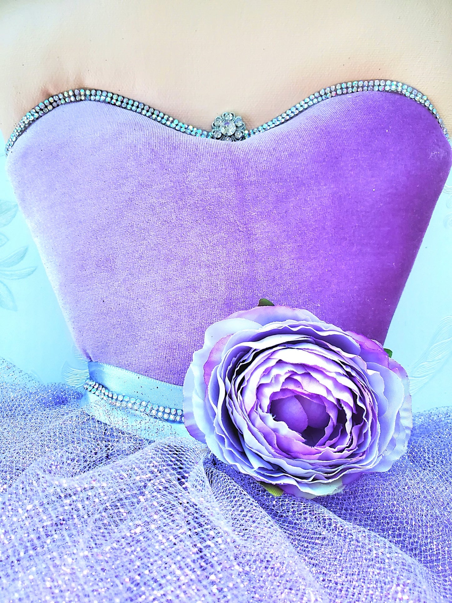 Lavender Ballerina Wreath Attachment