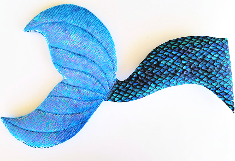 Iridescent Mermaid Tail Wreath Attachment