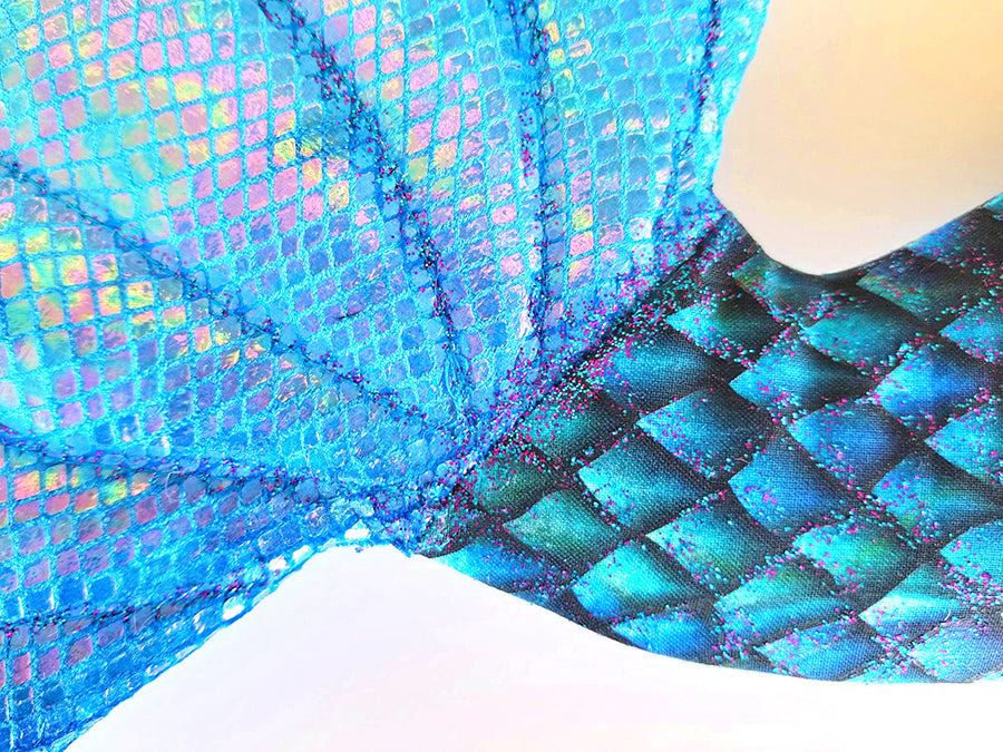 Iridescent Mermaid Tail Wreath Attachment