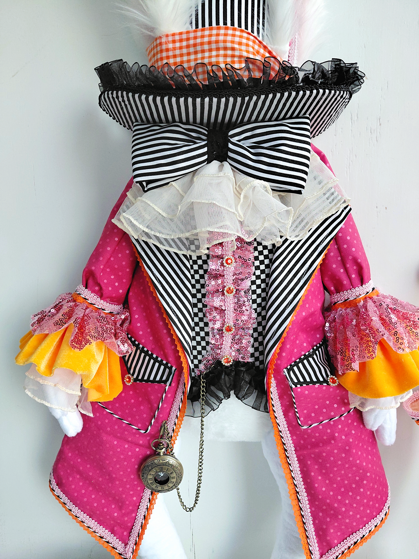 Mad Hatter Bunny Wreath Attachment