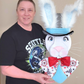 Wonderland White Rabbit Wreath Attachment
