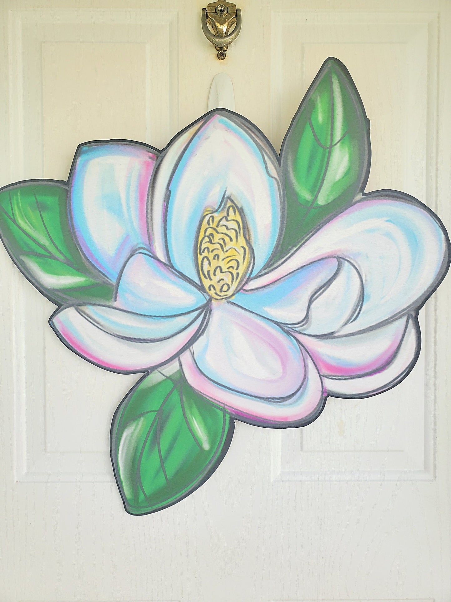 Large Magnolia Door Hanger