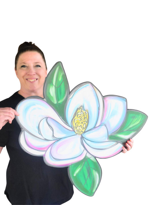Large Magnolia Door Hanger
