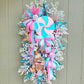 Pastel Sweets Lollipop Christmas Wreath